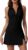 QINSEN Womens Zip Front Tennis Dress Polo Collar Racer Back Workout Golf Dresses Build in Shorts with Pockets