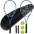 Tennis Rackets 2 Players Recreational for Beginners,Pre-Strung 27 Inch Light Adult Racquet Set for Women Men with Tennis Balls,Overgrips and Carry Bag