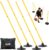 GHB Agility Poles 4 Pack 50″ Rebound Sports Basketball Training Poles,Detachable Speed Training Equipment Football Accessories with Rubber Base