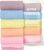 Microfiber Gym Towels – Quick Dry, Highly Absorbing, Odor-Free, for Women & Men – Gym Towel for Hot Yoga, Tennis, Working Out, Camping, Set of 5, 16 * 27Inch, Pastel Colors