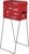 Tourna Ballport Tennis Ball Hopper Holds 80 Balls Durable and Lightweight – Red