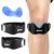IPOW Silicone Patellar Tendon Support Strap Adjustable Non-Slip Patella Band Support Knee Brace for Hiking, Running, Jumpers Knee, Tendonitis, Basketball, Squats