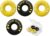 Tire-Shaped Tennis Dampener for Racket, Tennis Racket Vibration Dampener, Rubber Shock Absorber for Strings, Tennis Racquet Dampeners (Include Storage Box)