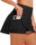 Stelle Women’s Tennis Golf Skirts High Waisted with Pockets Inner Shorts for Athletic Skorts Sports Running Pickleball