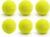 ANCKNE Tennis Balls 6 Pack Training Tennis Balls,High Elasticity Practice Tennis for Beginner, Exercise Playing Balls for Pet Dog