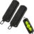 2Pcs Pickleballs Holder Bag with Metal Hook, Portable Tennis Ball Storage Bag, Pickleballs Training Equipment, Grey, Small to Medium
