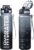 Water Bottle 16.9 oz Motivational Time Marker Tritan Bottle | BPA-free Tritan water bottle with time marker leakproof Lightweight portable Easy Clean Brush for Gym, Travel, School, Office
