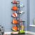 7-Ball Sports Equipment Storage Rack with Ball Holder, Ideal for Garage or Indoor Use – Organize Toys, Sports Gear and More, 57.5″ (Black)