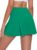 Ibeauti Womens Back Pleated Athletic Tennis Skorts Golf Skirts with 3 Pockets Mesh Shorts for Running Active Workout