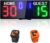 YZ LED Electronic Scoreboard with Watch Control, Digital Scoreboard with Remote, Portable Scoreboard Basketball, Digital Tennis Score Keeper for Net, Scoreboard for Outdoor Games