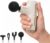 H1 Super Mini Massage Gun, Compact Portable Deep Tissue Massage Gun, Pocket-Sized Sports Travel Massager, Percussion Muscle Massager Gun for Home, Gym, Office, White