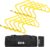 GHB Agility Hurdles 8″ Speed Agility Training Hurdles, Detachable Sturdy Hurdles Training Equipment Set with Carry Bag for Kids,Athletes,Soccer,Basketball