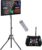 YZ LED Basketball Scoreboard with Shot Clock, Portable Scoreboard Basketball, Digital Scoreboard with Remote, Electronic Scoreboard with Timer Clock, Digital Score Keeper Outdoor