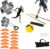 Agility Ladder, Speed Ladder, Speed Training Equipment Set, 20ft Agility Ladder, 12 Soccer Cones, Running Parachute, Basketball Football Soccer Training Equipment for Kids, Youth, Adults