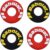 4 Piece Rubber Tire Shape Vibration Dampener Perdurable Tennis Racket Shock Absorber Soft Tennis Accessory Great for Tennis Players