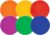 Champion Sports MSPSET Poly Spot Markers for Sports, Activities, and Social Distancing – 10-inch, Set of 6 – Multicolor