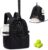 LOVEVOOK Tennis Bag for Women & Men, Fits 27″ Rackets, Tennis Backpack with Ventilated Shoe Compartment & Wet Pocket, Ideal for Pickleball, Padel