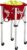 Wilson Teaching Cart Traveler with Red Bag, Holds 150 Tennis Balls, Zippered Top, Foldable Cart, 3.9 x 9.4 x 19.6 in