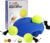 Tennis Trainer Rebound Ball for Self Practice, 3 Balls with String, Anti-Tangle Hook, Vibration Dampeners, Overgrip, Color Box