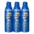 Coppertone Sport Sunscreen Spray SPF 50, Sweat, Heat and Water Resistant Sunblock, Lightweight, Oxybenzone Free, Spray Sunscreen Bulk Pack, 5.5 Oz Bottle, Pack of 3