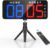 ANJANK 11’’ Large Digital LED Scoreboard Electronic Score Keeper Clock, Countdown/up, with Powerful Battery, 4 Mounting Options, for Corn Hole/Ping Pong/Basketball Sports, Gym, Indoor & Outdoor Games