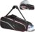 Ytonet Tennis Bag 6 Rackets, Large Tennis Racket Bag for Men Women with Insulated Pocket Shoe Compartment Water Resistant 3-Ways Carry Padded Badminton Cover for Pro/Team/Familiy Training, Black