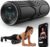Vibrating Foam Roller with Smart APP Control, 5-Speed Electric Deep Tissue Massage Roller for Back Pain Relief, Muscle Recovery, Physical Therapy, Yoga, Neck, Leg Pain – Rechargeable & Portable