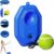 HISKI Tennis Ball Training Baseboard, Tennis Rebounder with Weighted Base, Tennis Trainer Ball with String, Portable Tennis Training Equipment Self Training Tool