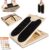 3-in-1 Slant Board & 180°/360° Balance Board, Portable 6 Angle Adjustable Calf Stretcher with Training Poster, Anti-Slip 300LBS Wobble Board for Physical Therapy, Standing Desk & Core Strength