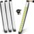 Jerify 3 Pcs Tennis Ball Tube Pickup Picker Holds 18 Balls with Shoulder Strap for Tennis Balls Pickup Collector, Carrier, Dispenser