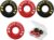 Tire-Shaped Tennis Dampener for Racket, Tennis Racket Vibration Dampener, Rubber Shock Absorber for Strings, Tennis Racquet Dampeners (Include Storage Box)