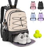 Arcoyard Tennis Bag Holds 2 Rackets...