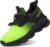 Girls Boys Sneakers Lightweight Breathable Kids Girls Boys Tennis Shoes Slip on with Bungee Lace Running Athletic Shoes for Little Kid/Big Kid/Toddler