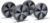 adidas Core Roller, Abdominal & Pectoral Muscle Training, Double Axle Roller