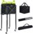 Portable Tennis Ball Hopper & Pickleball Basket, Foldable Tennis Ball Cart with Storage Bag, Multi-Sport Ball Collector for Training & Practice