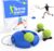 Tennis Trainer Rebound Ball with 3 String Balls, Portable Tennis Training Tool Suitable for Beginners Sport Exercise-Blue
