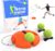 Tennis Trainer Rebound Ball with 3 String Balls, Portable Tennis Training Tool Suitable for Beginners Sport Exercise-Blue