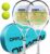 2-Pack Kids Tennis Racket Set, 16 21 23 25 Inch Junior Racquets for Boys Girls, Lightweight Aluminum Starter Kit with Shoulder Bag and 2 Balls