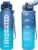 Water Bottle 32 oz Motivational Time Marker Tritan Bottle | BPA-free Tritan water bottle with time marker leakproof Lightweight portable Easy Clean Brush for Gym, Travel, School, Office