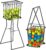 Tennis & Pickleball Hopper with Wheels – Ball Pick Up Basket, Pickleball Ball Retriever Ball Holder Storage Holds 75 Tennis Balls & 50 Pickleballs