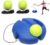 Tennis Trainer Rebound Ball with String Solo Tennis Training Kit Portable Practice Rebounder Equipment Training Tools with Long Elastic Ropes for Adults, Kids, Beginners