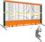 ORIENGEAR Tennis Rebound Practice Wall – 12ft x 6ft Rebounder Net for Racquet Sports, Ball & Pickleball, Training Backboard for Court Backyard and Indoor & Outdoor Use