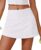 PINSPARK Womens Tennis Skirt High Waisted Golf Skort with 2 Pockets Stretchy Athletic Skirts for Workout Pickleball Running
