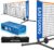 Eastgoing 10 ft Mini Portable Soccer Tennis Net | Pickleball Net System with Carrying Bag for Driveway Backyard. Easy Assemble Beach Tennis Net | Tennis Practice for Indoor and Outdoor