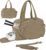 Roomy Tennis Gym Bag for Women – Tennis Tote Holds 2 Rackets, Shoe Compartment&Wet Pocket, Lightweight Sports Duffle, Fits 15.6″ Laptop, Overnight Weekend Bag with Shoulder