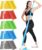 Resistance Bands for Physical Therapy, Bands for Working Out, Latex Free Elastic and Exercise Bands Set for Stretching, Suitable for Rehab, Yoga, Pilates, Gym, Home Exercise