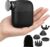 Mini Massage Gun Portable Deep Tissue Percussion Muscle Massager Lightweight Handheld Electric Quiet Massager Gun for Pain Relief High Intensity Silent Body Massager for Travel Gifts for Women Black
