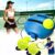 Tennis Trainer Rebound Ball with 3 String Balls, Portable Solo Training Equipment for Beginners, Self Practice Sport Exercise Tool (Blue)