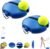 HISKI Tennis Ball Training Baseboard, Tennis Trainer Equipment Set, Tennis Trainer Ball with String, Tennis Trainer Rebound Ball, Multifunction Tennis Practice Rebounder for Backyard