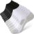 BAMBOO COOL Men’s No-Show Socks Low Cut Breathable Moisture-Wicking Socks Non Slip Running Workout casual, 6 Packs